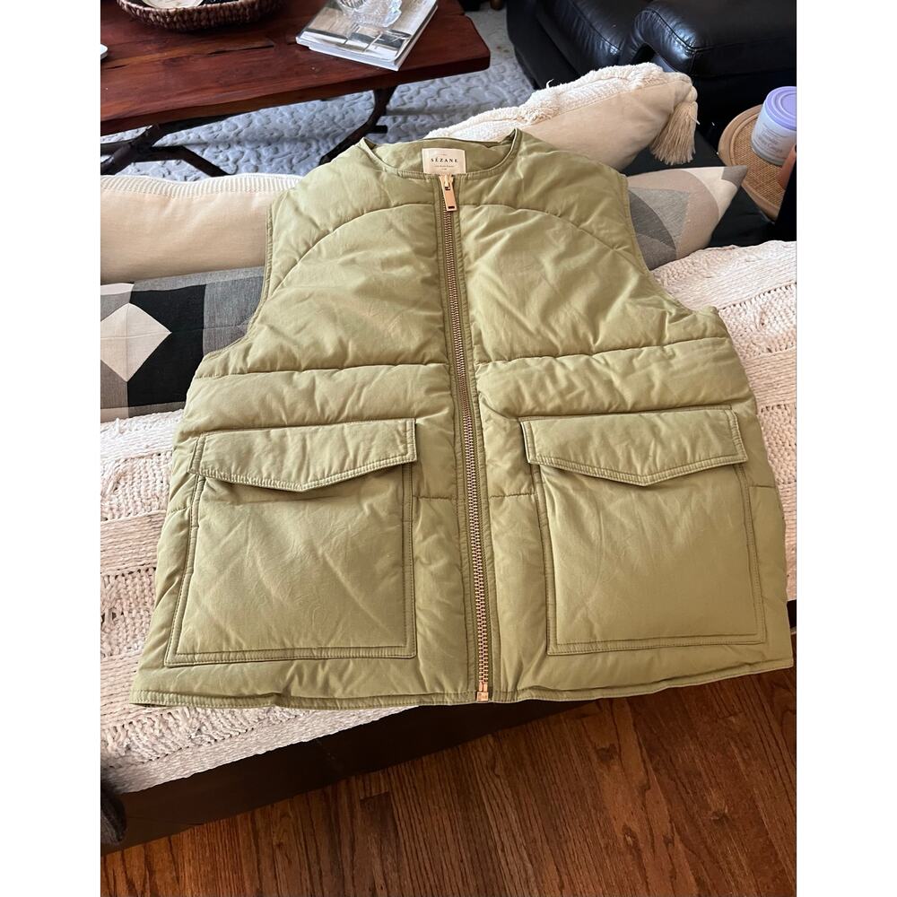 La Maille Sezane Enrica Jacket in Khaki Size 38 / US 6 / M✨ - Picture 5 of 11